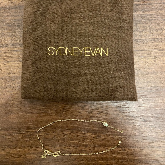 Sydney Evan 14k Gold and Diamond Bracelet - Picture 2 of 2